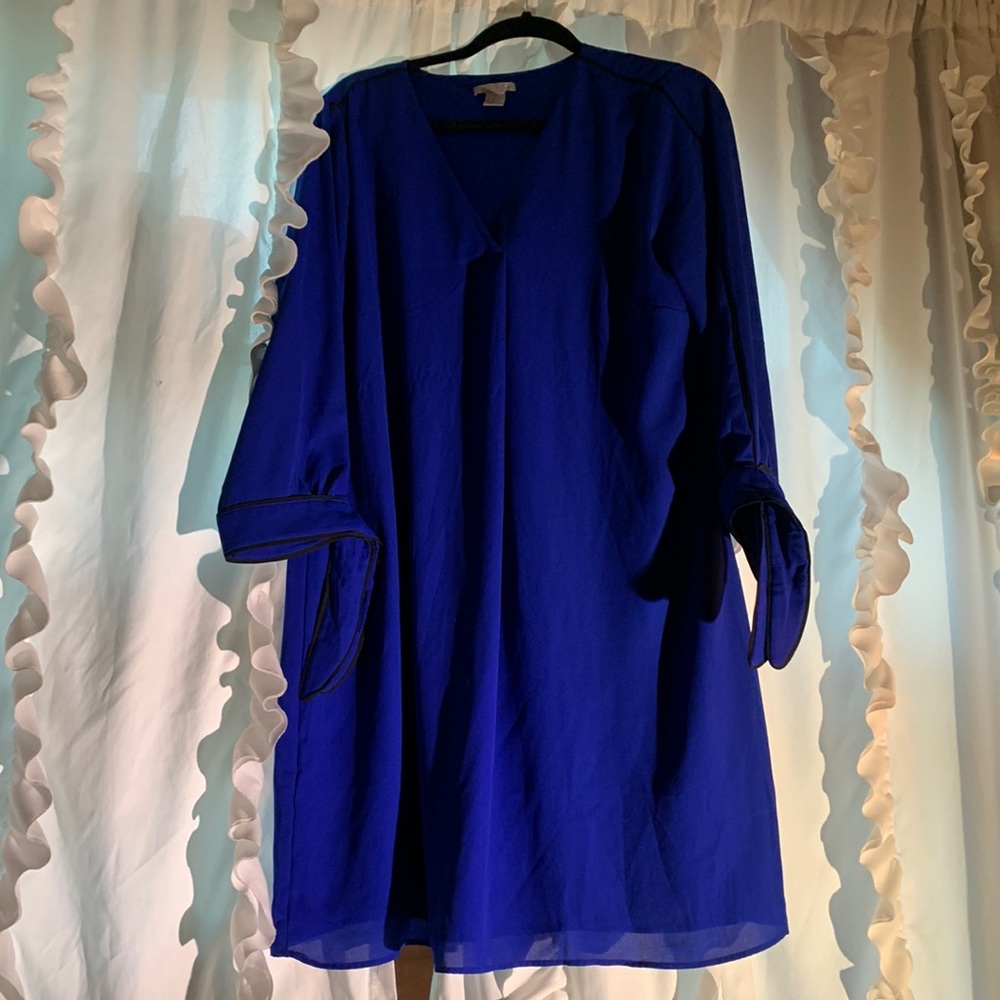 Double lined shirt dress